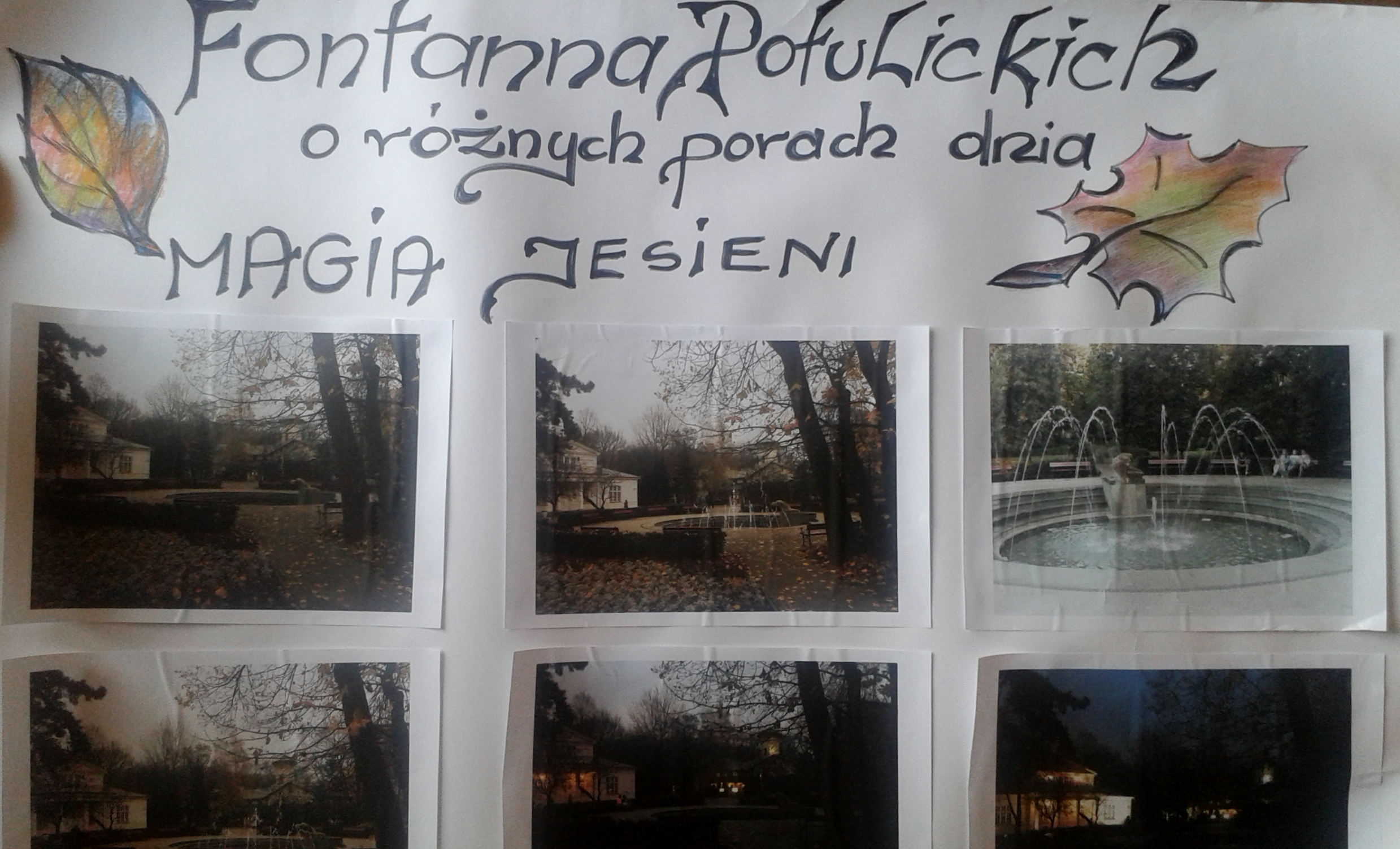 Prace licealistów storyboard koło w Pruszkowie 2